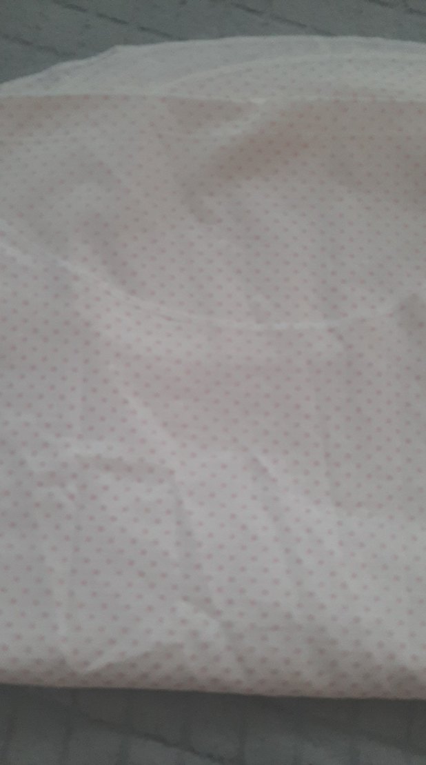 Beyaz pembe noktalı emzirme ortusu - Görsel 3