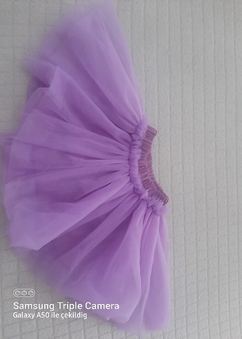 Kız Çocuk Pastel Mor Fırfırlı Etek tutu etek