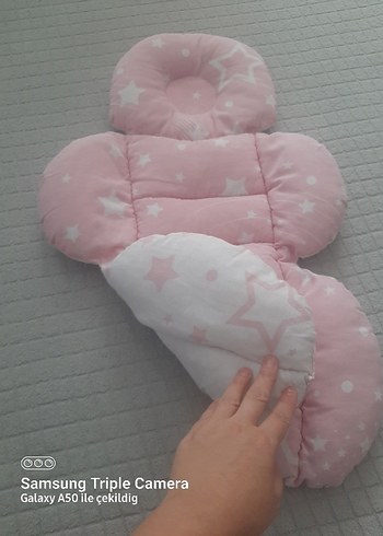 Yıldız Desenli Bebek Minderi puset minderi - Görsel 2