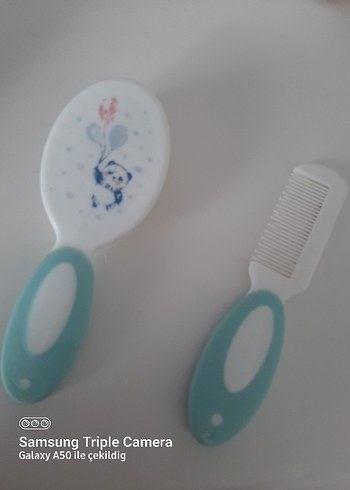 Bebek Saç Fırçası ve Tarağı Seti - Görsel 3