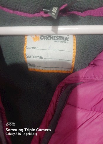 Kız Çocuk Pembe Fermuarlı Mont - Görsel 4