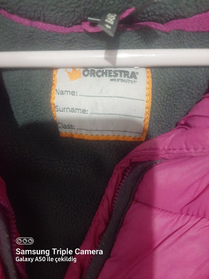 Kız Çocuk Pembe Fermuarlı Mont - Görsel 4