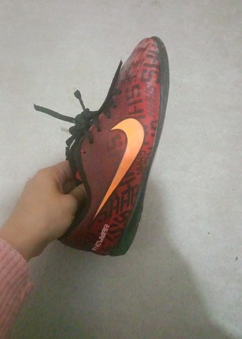 36 Beden kırmızı Renk Kızıl Yılan Desenli Erkek Spor Ayakkabı