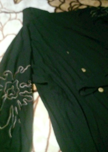 Siyah Uzun Kollu Gotik Kadın Uzun Elbise - Görsel 4