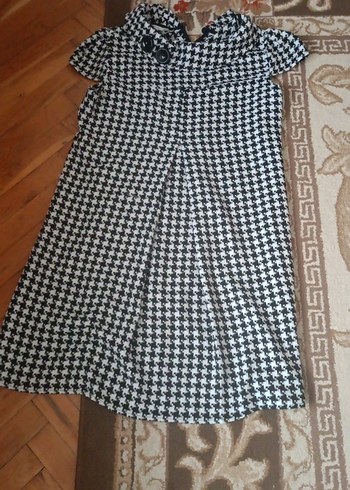 Gri Pilili Midi elbise - Görsel 2