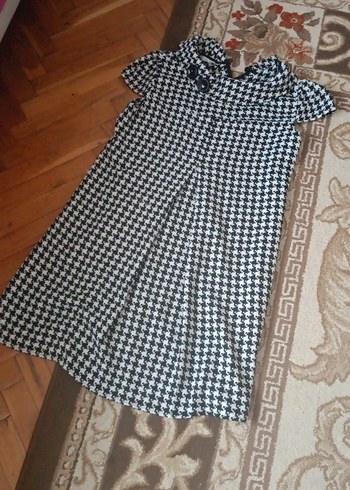 Gri Pilili Midi elbise - Görsel 3