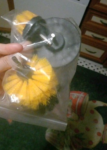 Sarı makap takılır 3 lü fırca - Görsel 2