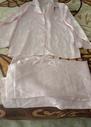 Pembe Kısa Kollu Rahat Kadın Pijama Takımı - Görsel 3