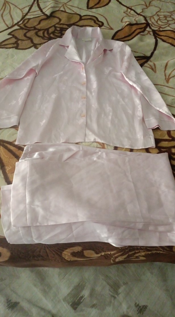 Pembe Kısa Kollu Rahat Kadın Pijama Takımı - Görsel 3