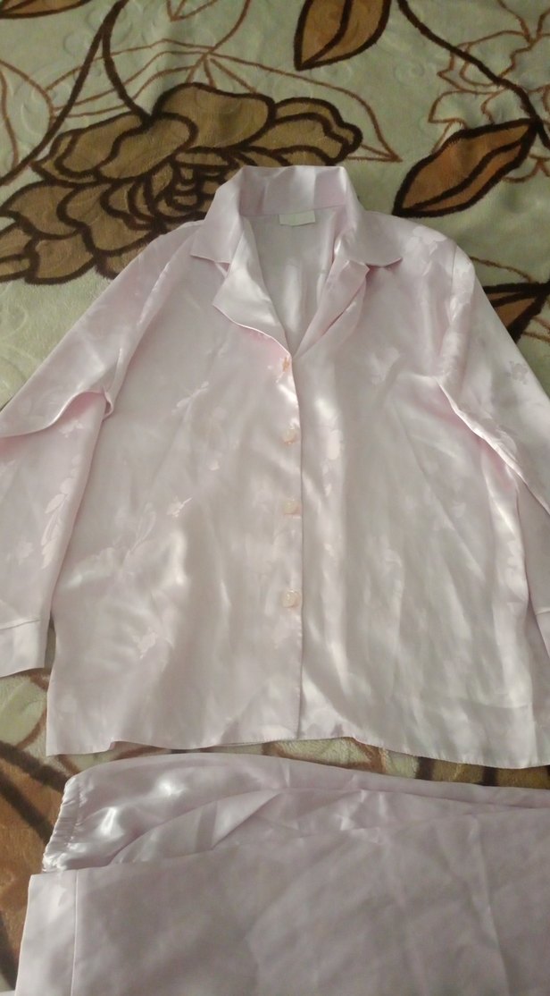 Pembe Kısa Kollu Rahat Kadın Pijama Takımı - Görsel 5