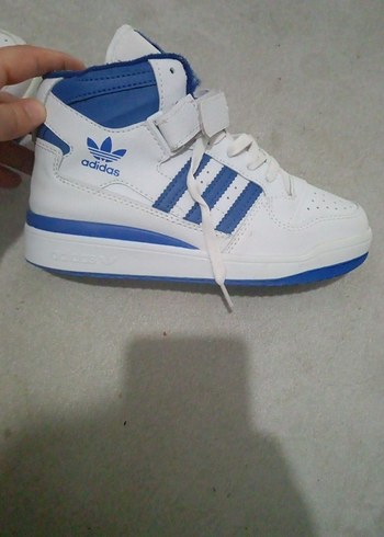 Adidas Mavi Beyaz Kadın Spor Ayakkabı - Görsel 4