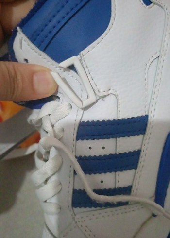 Adidas Mavi Beyaz Kadın Spor Ayakkabı - Görsel 10