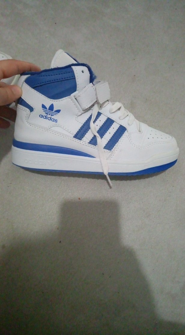 Adidas Mavi Beyaz Kadın Spor Ayakkabı - Görsel 4