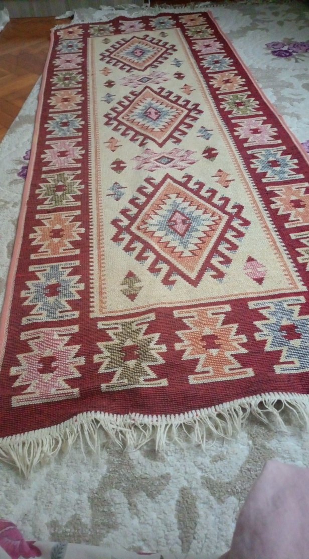 Nakışlı Çok Renkli Klasik Halı - Görsel 2