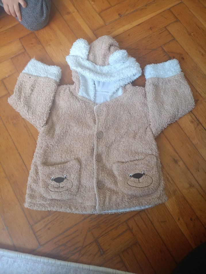 Kürklü Kapüşonlu Erkek Çocuk Montu - Görsel 3