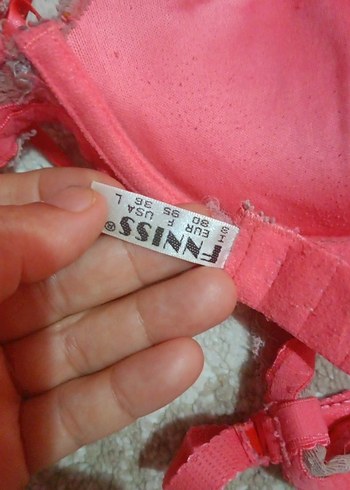 l Beden pembe Renk Pembe Bohem Tarzı Rahat Sütyen