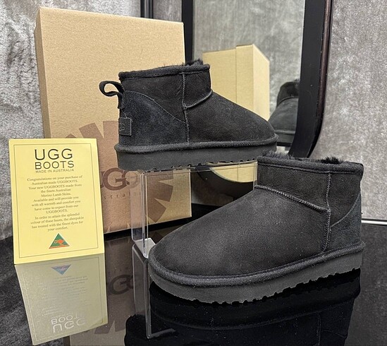 36 Beden UGG BOOT HAKİKİ DERİ HAKİKİ KÜRK FIRST QUALITY