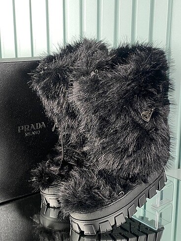 Prada Prada Winter Wool Boot Ithal ürün A+ plus