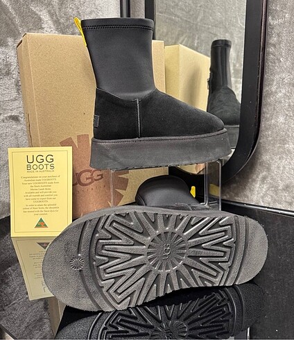 Ugg UGG DİPPER BOOT HAKİKİ DERİ HAKİKİ KÜRK FIRST QUALITY
