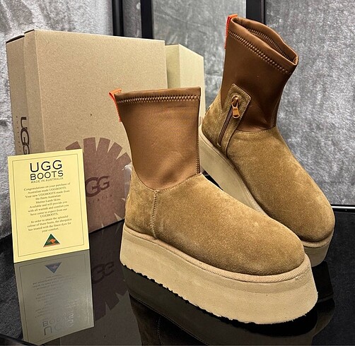 38 Beden UGG DİPPER BOOT HAKİKİ DERİ HAKİKİ KÜRK FIRST QUALITY