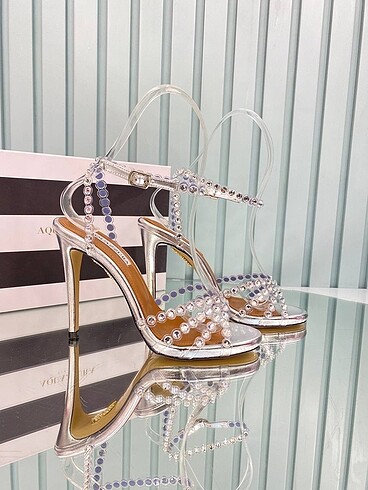 37 Beden Aquazzura Stone Pumps Hakiki Deri İthal Aksesuar
