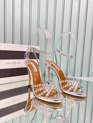 Aquazzura Aquazzura Stone Pumps Hakiki Deri İthal Aksesuar