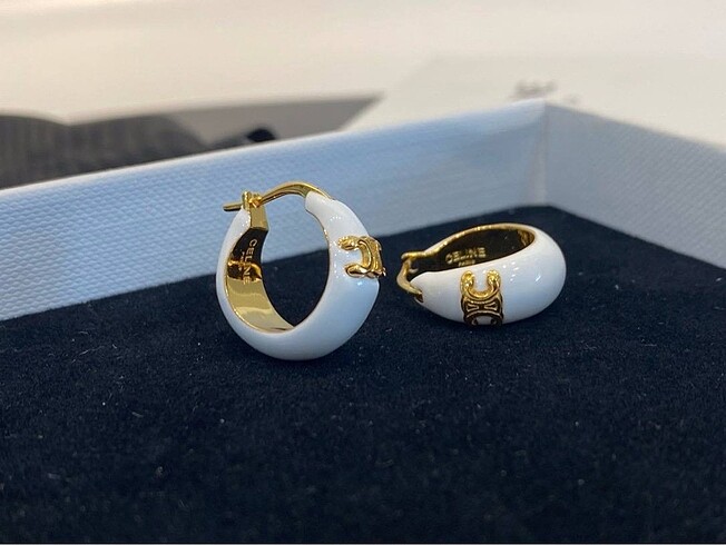  Beden beyaz Renk Celıne earing