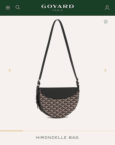 Beden Goyard Hirondelle Bag İthal Ürün A+ Plus