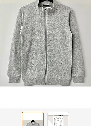 Hakim yaka sweatshirt 