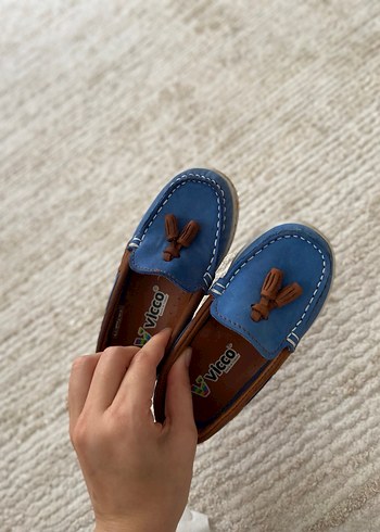 Mavi Püsküllü Erkek Özel Gün Ayakkabısı - Görsel 2