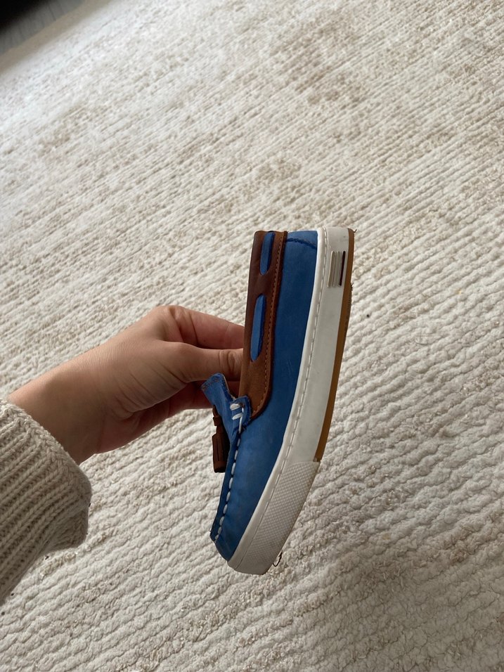 Mavi Püsküllü Erkek Özel Gün Ayakkabısı - Görsel 3