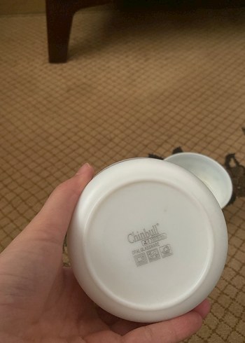 2 adet Mavi Çiçek Desenli Beyaz Opal Kase - Görsel 3