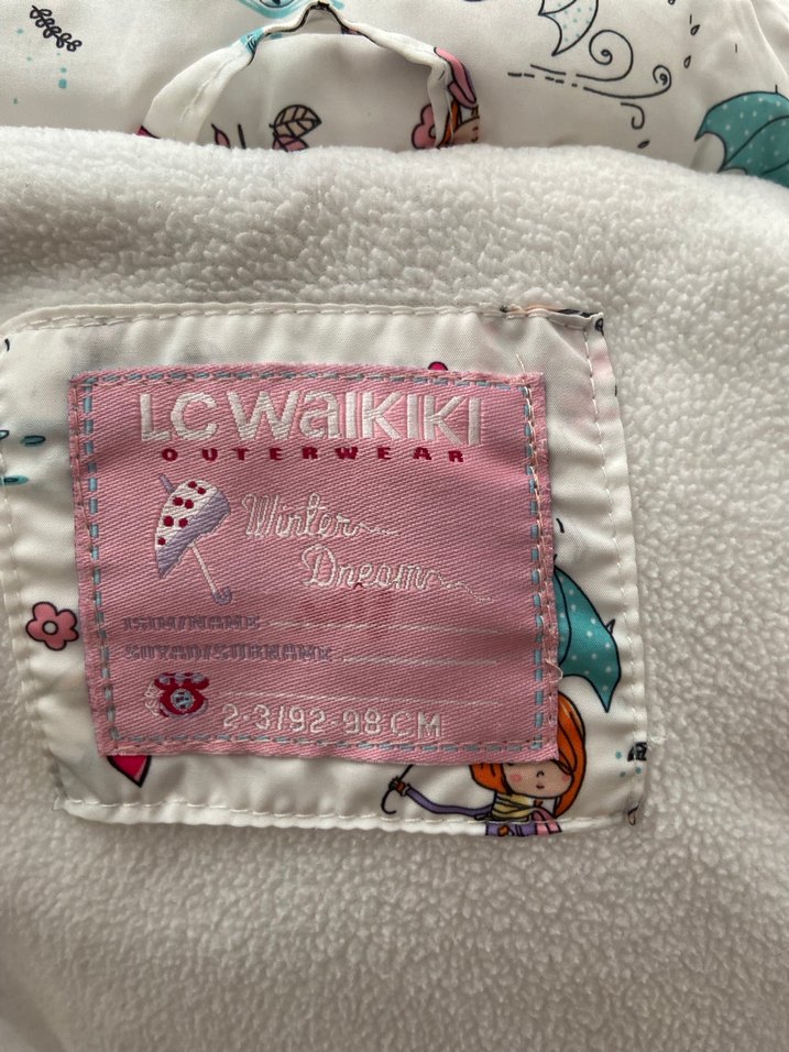 Kız Çocuk Baskılı Fermuarlı Yelek - Görsel 5