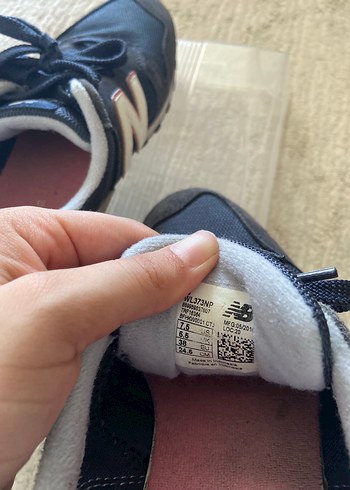 38 Beden lacivert Renk New Balance Kadın Sneaker