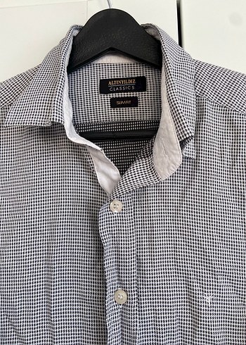 Gri Keten Erkek Gömlek, Regular Fit, Uzun Kollu - Görsel 2