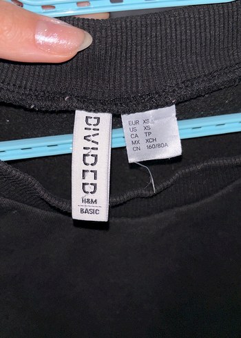 xs Beden Siyah Kadın Sweatshirt