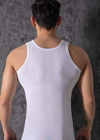 Beyaz Erkek Atlet - Görsel 3