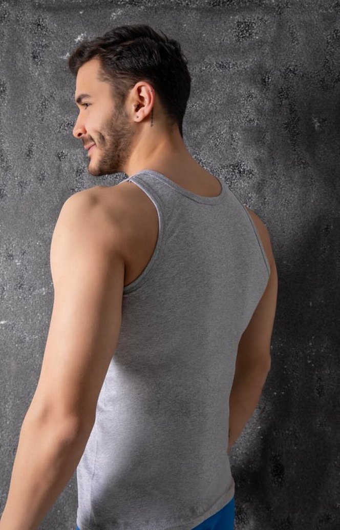 gri renk atlet  6 adet - Görsel 4