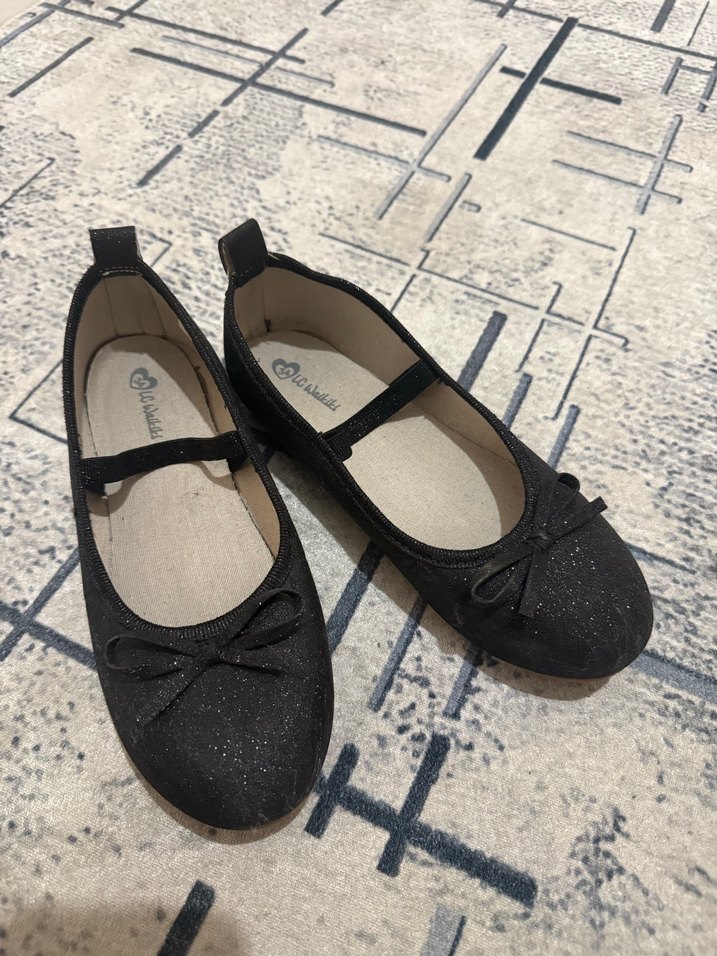 Kız Çocuk Siyah Tokalı Babet Ayakkabı - Görsel 3