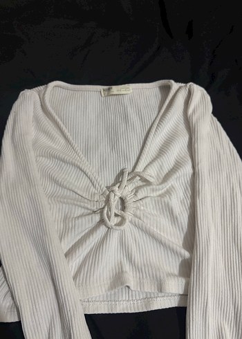 V yaka bluz - Görsel 3