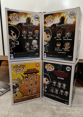 Attack on Titan Pop! Figür Seti - Görsel 2