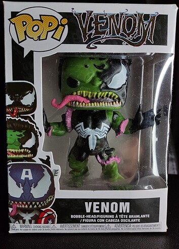 Funko Pop Hulk Venom Marvel Figür