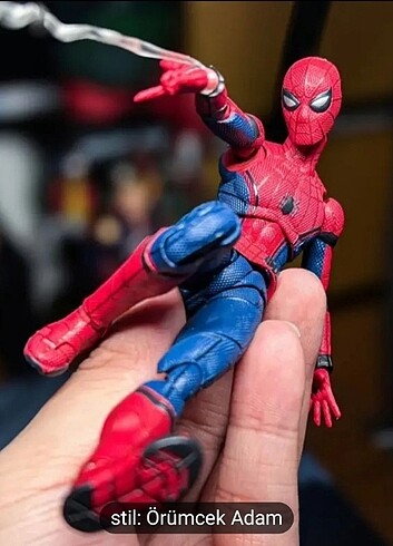  Spiderman Bol Eklemli Bol Aksesuarlı Figür
