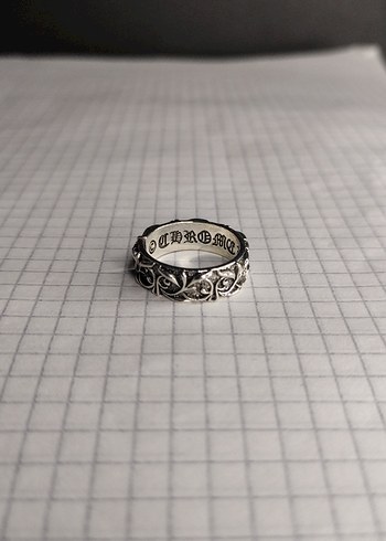 Chrome Hearts Yüzük Gümüş Renk - Görsel 2