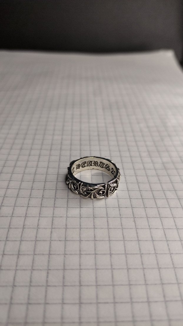 Chrome Hearts Yüzük Gümüş Renk - Görsel 3