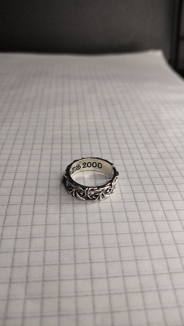 Chrome Hearts Yüzük Gümüş Renk - Görsel 4