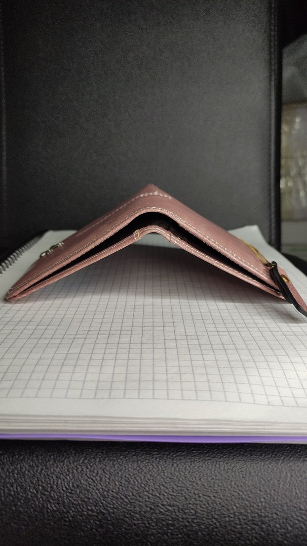 Chrome Hearts Deri Cüzdan Çanta Pembe - Görsel 4