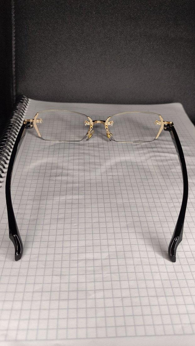 Chrome Hearts Gözlük Elmas Kesim Altın - Görsel 4