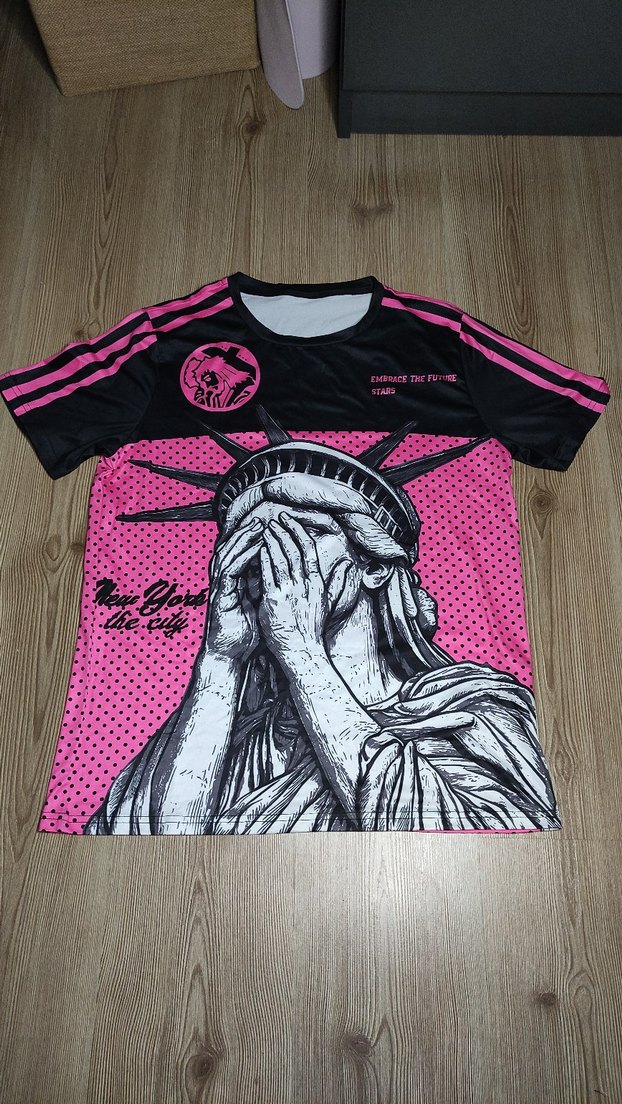 Vintage Özgürlük Heykeli Forma T-shirt - Görsel 2