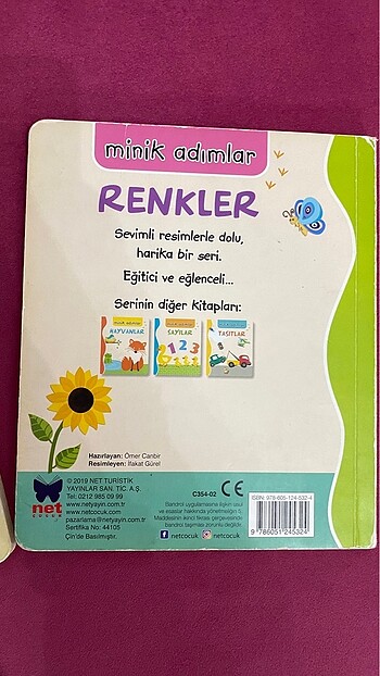  Beden Renk Eğitici kitap